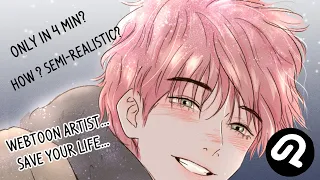 How to color Hair in just 3 min ? | Webtoon artist save your life !! | [ illustmomo ]