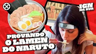 Experimentando o Lamen de NARUTO em São Paulo!