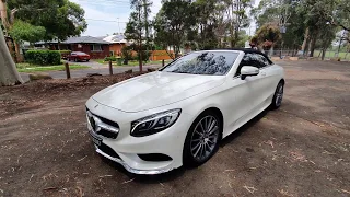 Mercedes Benz S500 convertible 2017 9-spped