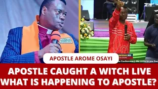 SEE HOW APOSTLE AROME OSAYI CAUGHT A WITCH HIDING IN THE CONGREGATION