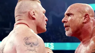 Brock Lesnar vs Goldberg to win the Universal Championship WRESTLEMANIA 33 trim trim