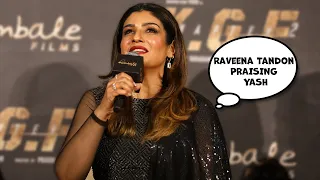 Raveena Tandon CUTEST Reaction on Working in Kannada Cinema | Yash | KGF 2
