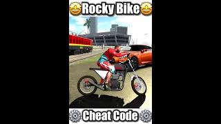 Rocky Bike Cheat Code 🤑 | Indian Bike Driving 3d New Update 🤩 #shorts #indianbikedriving3d