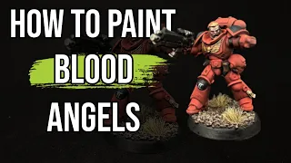 How to Paint Blood Angels Space Marines