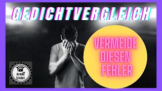 Gedichtvergleich im Abitur - So geht das (nicht!)