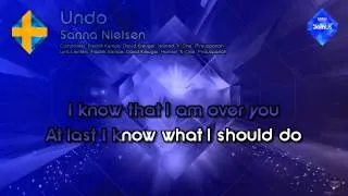 Sanna Nielsen - "Undo" (Sweden) - Karaoke Style - [Pre-version]