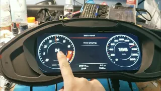 Audi A6 c7 virtual cockpit (mock-up)