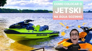 Como colocar o Jetski na água, SOZINHO, sem se molhar!