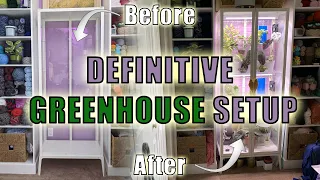 Ikea Milsbo Cabinet Greenhouse Conversion | Setup | How-to