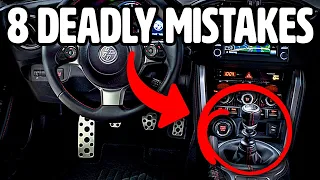 8 Things You Should NEVER Do In A Manual Transmission