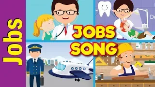 Jobs Song for Kids | What Do You Do? | Occupations | Kindergarten, Preschool, ESL | Fun Kids English