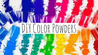 Make DIY COLOR POWDER!!!