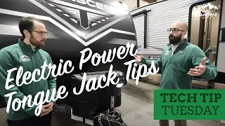 Electric Power Tongue Jack Operation & Override Tips | Country Camper