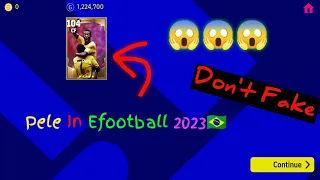 How to Get Pele in efootball 2023 90% Working || PES MOBILE || #football#brazil#efootball#pele