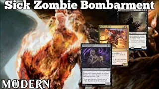 Sick Zombie Bombarment | Modern [MTGO] | Rakdos Zombie Bombardment | Modern