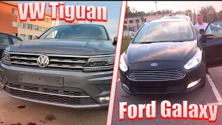 VW Tiguan 2.0 Highline - бомба/Ford Galaxy 3 Titanium- почему расстроил? Аукцион/кроссовер/минивен!