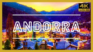 ANDORRA 4K | UHD | WITH INFO | 60FPS | HDR 10+ | DOLBY VISION | DOLBY ATMOS | AERIAL DRONE VIEW |