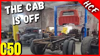 STRIPPING THE CAB OFF THE C50 (C50 Part 2)