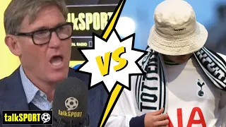 "Spurs need a GOOD DOSE of relegation!" 😠 Simon Jordan TAKES ON Tottenham Hotspur fan Gareth 🔥