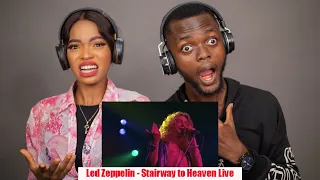 OUR FIRST TIME HEARING Led Zeppelin - Stairway to Heaven Live REACTION!!!😱