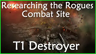 EVE Researching the Rogues Combat Site - T1 Destroyer