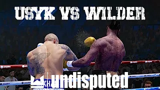 Oleksandr Usyk vs Deontay Wilder | Undisputed Boxing Game Full Fight