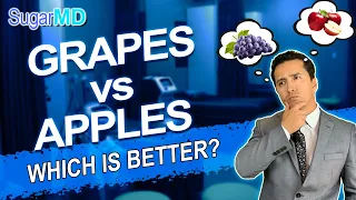 Are Grapes or Apples Good for Diabetes? Diabetic Diet Debunked! Best fruits. SugarMD