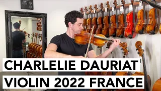 French Violin Labelled Charlelie Dauriat 2022 - Guarneri Model ***SOLD***