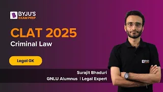 CLAT 2025 | Legal GK | Torts | Criminal Law | BYJU'S CLAT | #clat2025 #lawexam