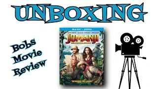 Jumanji: Welcome To The Jungle Blu Ray Unboxing