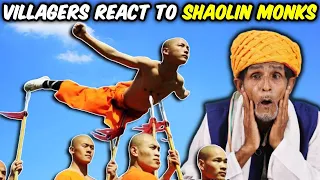 Villagers React To Shaolin Monks Training ! Tribal People React To Shaolin Masters Training