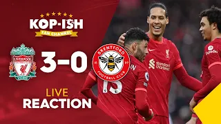 THE REDS BACK TO WINNING WAYS | LIVERPOOL 3-0 BRENTFORD | LIVE INSTANT MATCH REACTION