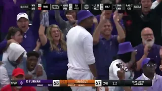 Furman Basketball Radio Call of their TRIUMPH CINDERELLA COMEBACK vs. Virginia #marchmadness