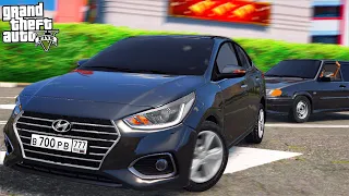 ОПЕРСКАЯ ЕЗДА В GTA 5 - ОПЕРСКИЙ HYUNDAI SOLARIS ИЛИ ЧЕТЫРКА! ДРИФТ НА СОЛЯРИСЕ! 🌊ВОТЕР