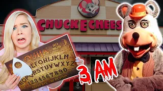 DO NOT PLAY OUIJA BOARD AT CHUCK E CHEESE AT 3 AM (SCARY!!)