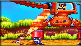 Gunstar Heroes - All Bosses (Sega Genesis/Mega-Drive)