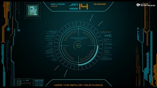 [UNITY]2019 - UI Interface sci-fi futuristic with PHP Login