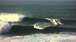 Big surf in Newquay, Cornwall.The Cribbar, october 30th 2011