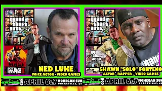 Ned Luke + Shawn "Solo" Fonteno Panel @ CT GamerCon April 6th 2024 - #gtav