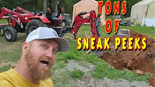 DID THE DEADLY TREE COME DOWN tiny house homesteading offgrid cabin build DIY HOW TO sawmill tractor