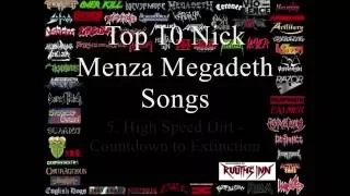 Top 10 Nick Menza Megadeth Songs