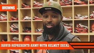 Jarvis Landry Represents Army on His Helmet in 2019 | Browns Salute to Service