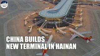 New terminal of China's Airport with 3,600-meter capable of A380 runway in 40 secs!