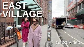 NEW YORK CITY Walking Tour [4K] - EAST VILLAGE (Short Video)