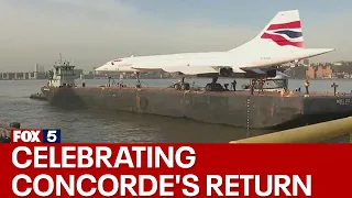 Celebrating Concorde's return home