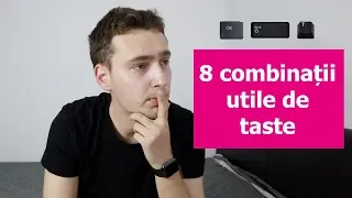 8 combinații de taste utile în activitățile de zi cu zi