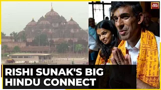 UK PM Rishi Sunak Leaves Akshardham Temple After Offering Prayers