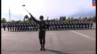 Encajonamiento de La Gran Banda Instrumental del Ejercito de Chile