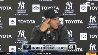 Aaron Boone Postgame interview New York Yankees Def. Red Sox 4-2, Stanton: 6 straight vs BOS with HR