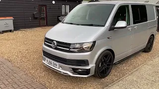 Vw Transporter 204hp 4motion SWB Highline Kombi 6 seater with Aircon finished in metallic silver